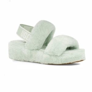 Ugg Sheepskin Platform  Sandals Slippers